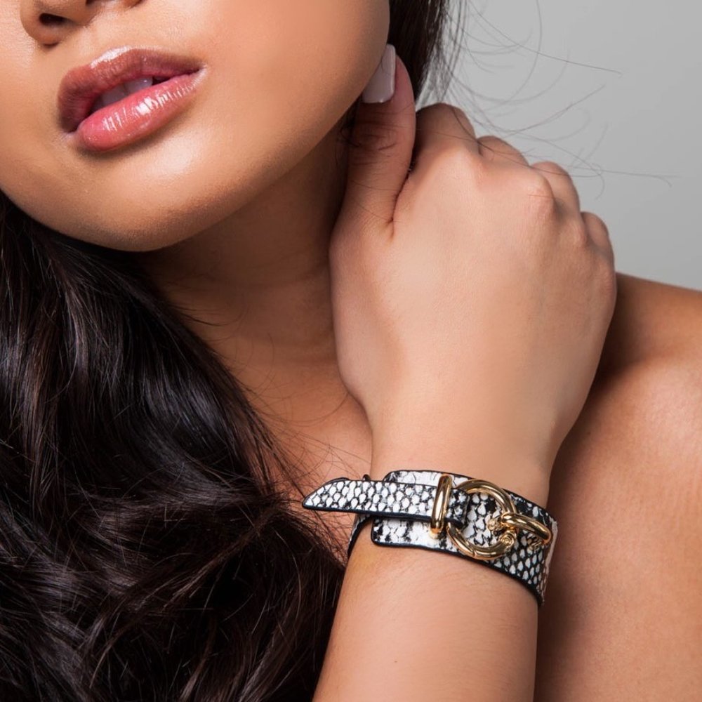 "EasyTies" Snakeskin Bracelet